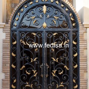 Artistic Main Entrance Grill Gate Design Inspiration No-493