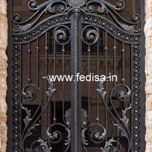 Modern Fancy Steel Gate Grill Design for Homes No-494
