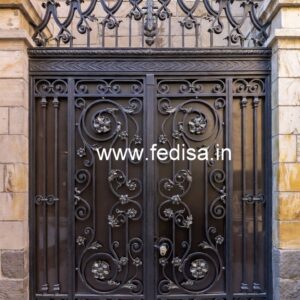 Stylish House Entrance Grill Gate Design Trends No-498