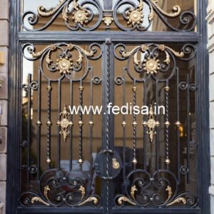 Royal Steel Gate Grill Design for Luxury Homes No-501