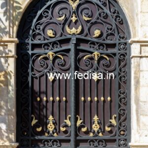 Elegant Designer Gate Grill Design for Luxury Residences No-530