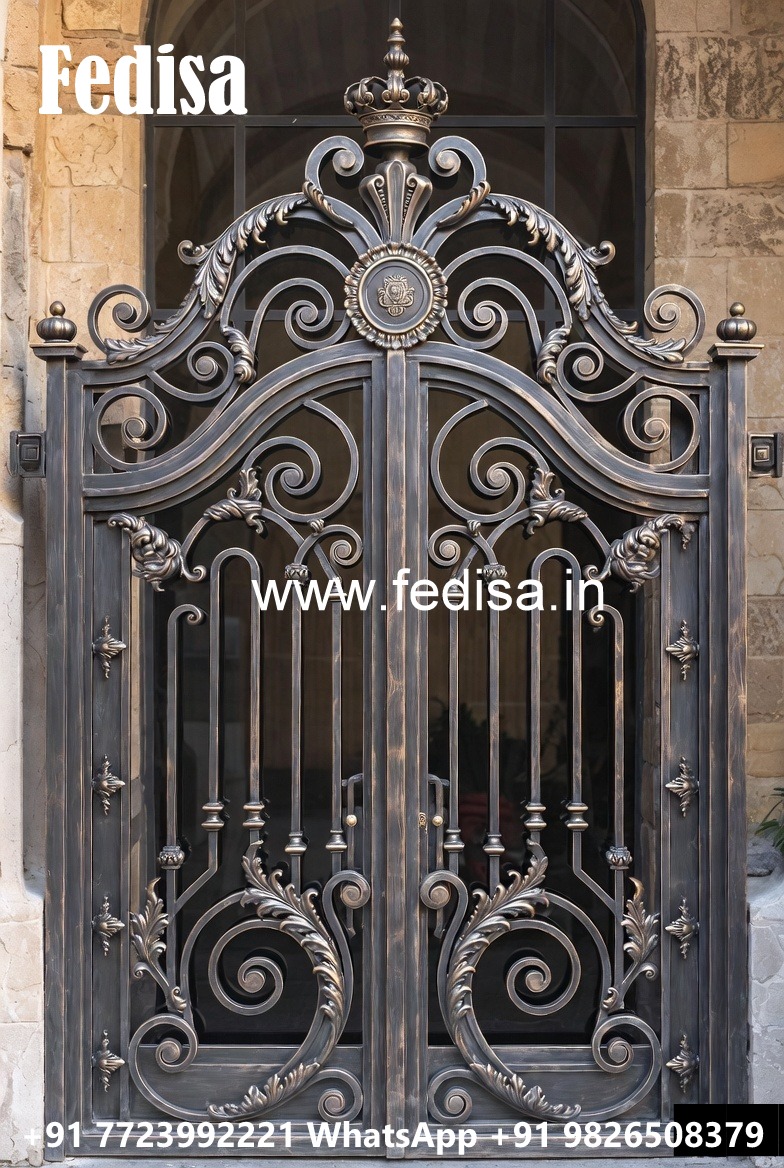 Luxury Modern Steel Grill Gate Design Ideas No-536