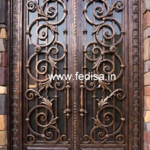 Modern House Front Entrance Grill Gate Design No-544
