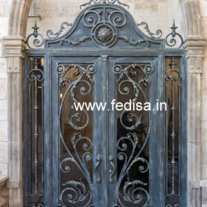 Fancy Exterior Steel Gate Grill Design Inspiration No-545
