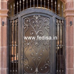 Royal Exterior Grill Gate Design for Villas No-567