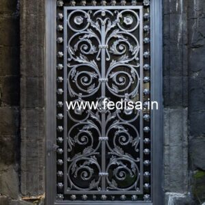 Elegant Modern Exterior Grill Gate Design No-575