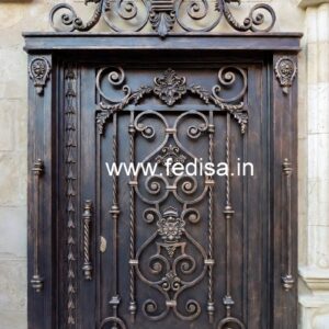 Modern Exterior Steel Grill Gate Design No-583