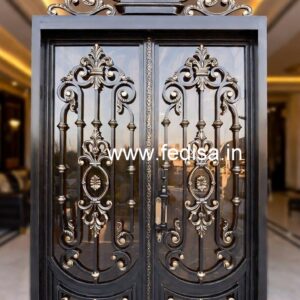 Luxury Villa Front Entrance Gate Grill Design No-589