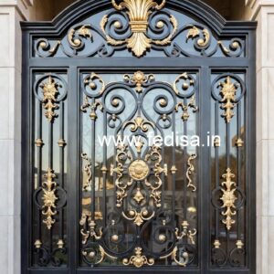 Beautiful Front Gate Grill Design for Indian Homes No-608