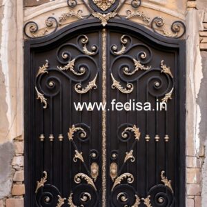 CNC Gate Grill Design for Modern Main Gates No-635