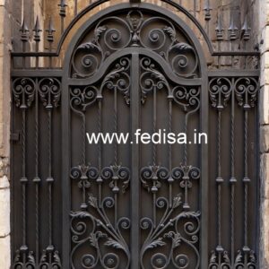 Front Entry Gate Grill Design for Contemporary Villas No-643