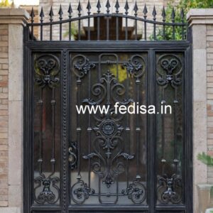 Elegant Home Gate Grill Design with Artistic Look No-644