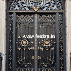 Grand Entrance Gate Grill Design for Luxury Villas No-648