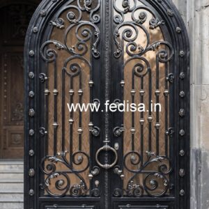 Custom Steel Gate Grill Design for Modern Homes No-656