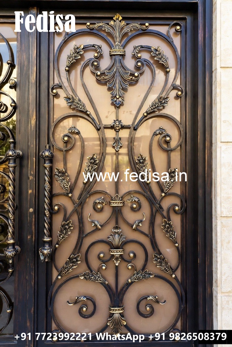 Royal Style Gate Grill Design for Home Entrance No-664