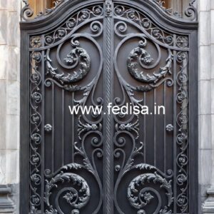 Black and Gold Gate Grill Design Inspiration No-665
