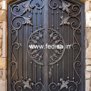 Fancy Metal Gate Grill Design for Modern Villas No-683