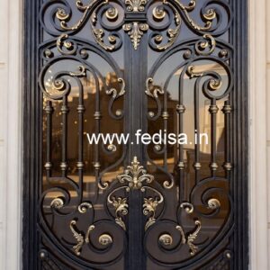 Decorative Entrance Gate Grill Design for Home Fronts No-686