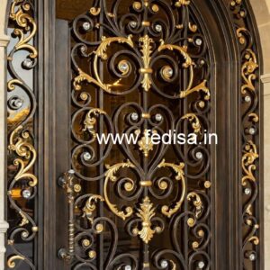 Latest Designer Gate Grill Design for Modern Homes No-701