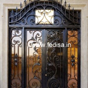 Royal Metal Gate Grill Design for Home Entrance No-709