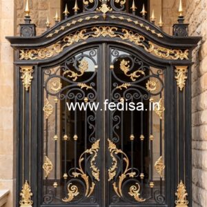 Attractive Steel Grill Gate Design for Elegant Homes No-737