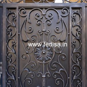 Luxury Front Elevation Gate Grill Design Inspiration No-751