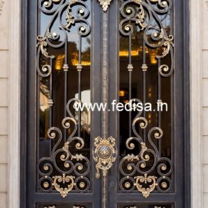 Elegant Residential Gate Grill Design for Modern Homes No-763