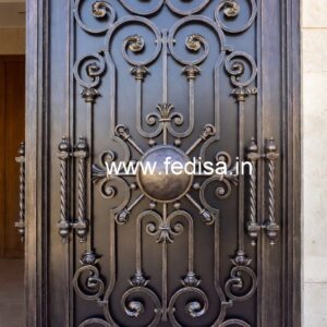 Elegant House Front Grill Gate Design for Villas No-773