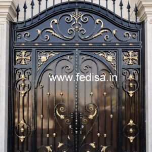 Elegant Villa Exterior Gate Grill Design No-800