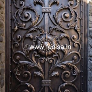 Royal Steel Gate Grill Design for Luxury Homes No-801
