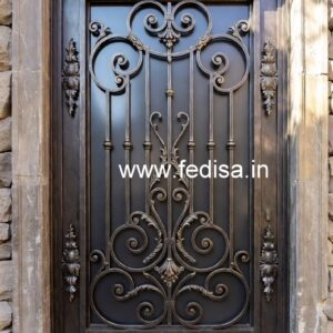 Beautiful Main Gate Grill Design for Stylish Houses No-817