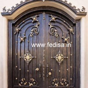 Luxury Geometric Gate Grill Design for House Fronts No-823