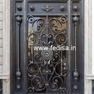 Elegant Decorative Steel Grill Gate Design No-854