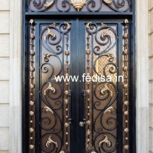 Royal Exterior Grill Gate Design for Villas No-867