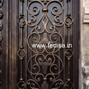 Attractive Stylish Grill Gate Design for Homes No-870