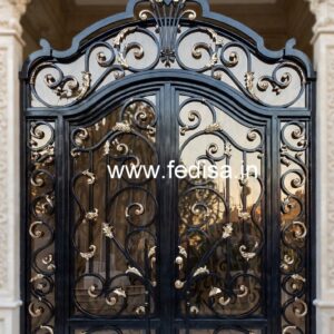 Elegant Stylish Main Entrance Gate Grill Design No-896