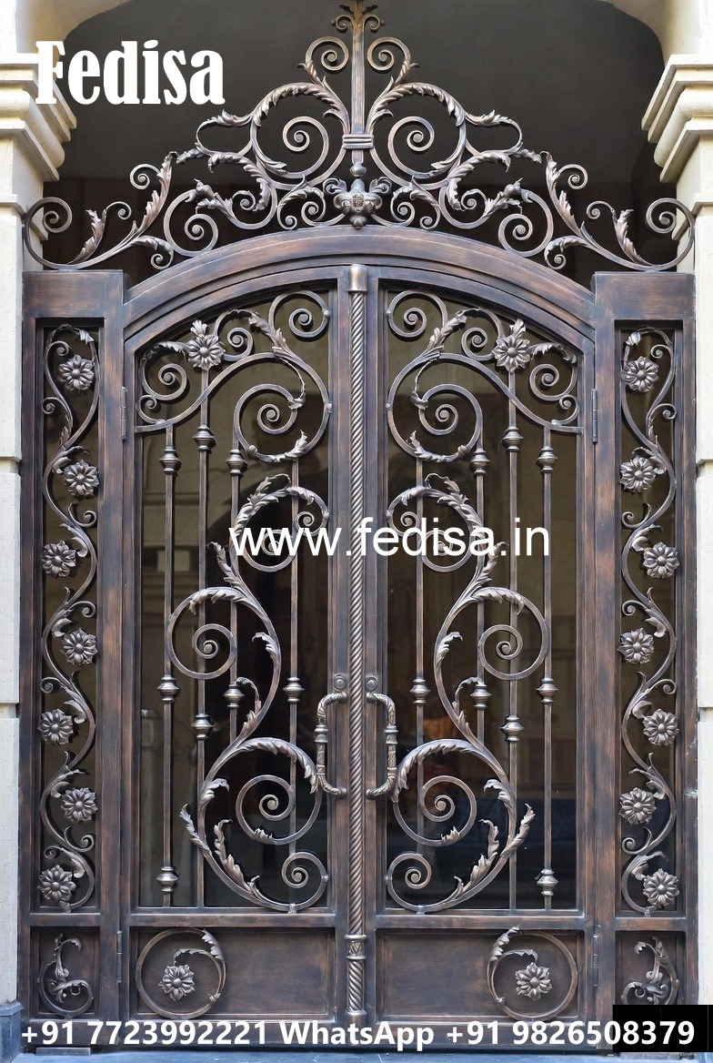 Simple and Elegant Gate Grill Design for Homes No-918