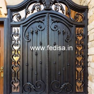 Trendy Gate Grill Design for Urban House Fronts No-928