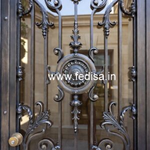 Front Entry Gate Grill Design for Contemporary Villas No-943