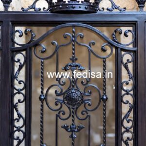 Elegant Home Gate Grill Design with Artistic Look No-944