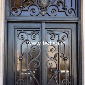 Designer Iron Gate Grill Design for Elegant Houses No-946