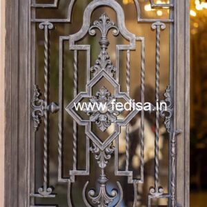 Grand Entrance Gate Grill Design for Luxury Villas No-948