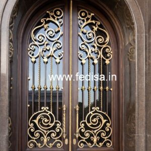 Black and Gold Gate Grill Design Inspiration No-965
