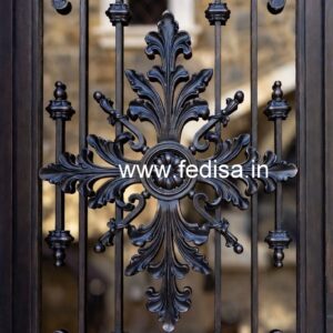 Decorative Villa Gate Grill Design for Elegant Exterior No-967