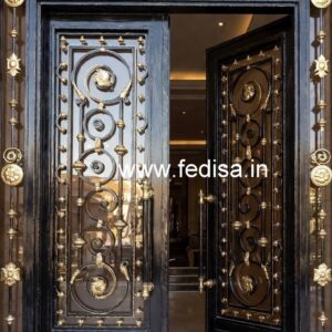 Stylish Iron Gate Grill Design with Modern Appeal No-970