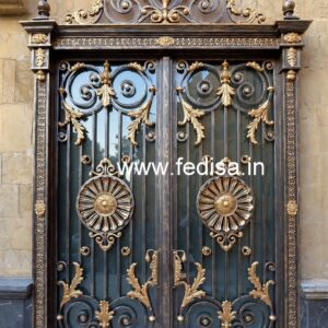 Luxury Entrance Gate Grill Design for Stylish Homes No-1010