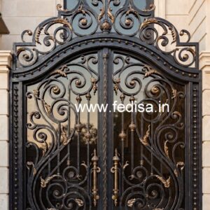 Elegant Front Entrance Gate Grill Design Ideas No-1015