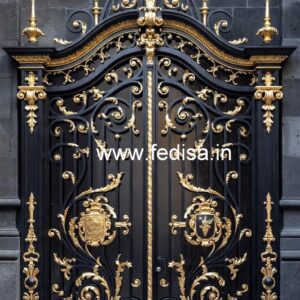 Royal Front Gate Grill Design for Contemporary Villas No-1019