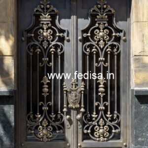 Stylish Royal Gate Grill Design for Luxury Villas No-1033