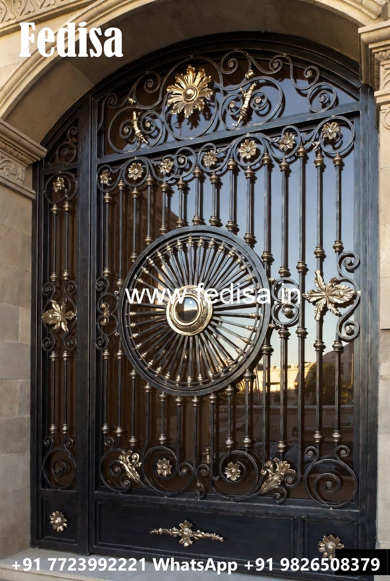Artistic Metal Gate Grill Design for Main Gates No-1038